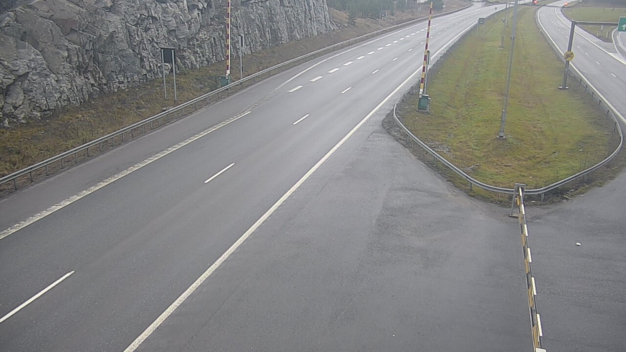 Weather Camera Image Väg 1 Salo, Isokylän tunneli, bom öst, Salo, Varsinais-Suomi