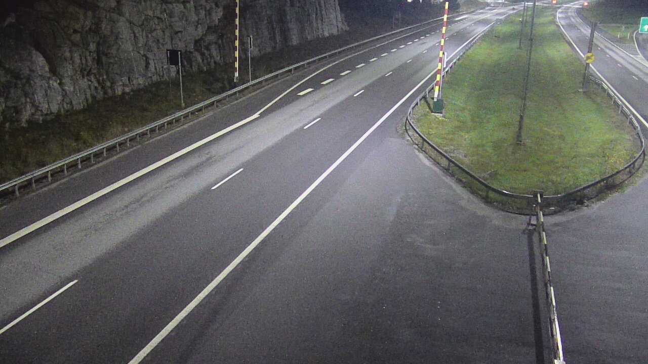 Kelikamerat Kuva Tie 1 Salo, Isokylän tunneli, puomi itä, Salo, Varsinais-Suomi