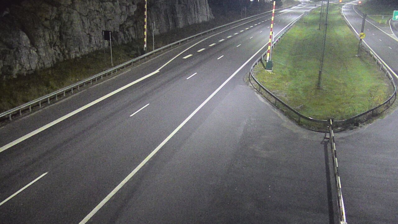 Kelikamerat Kuva Tie 1 Salo, Isokylän tunneli, puomi itä, Salo, Varsinais-Suomi