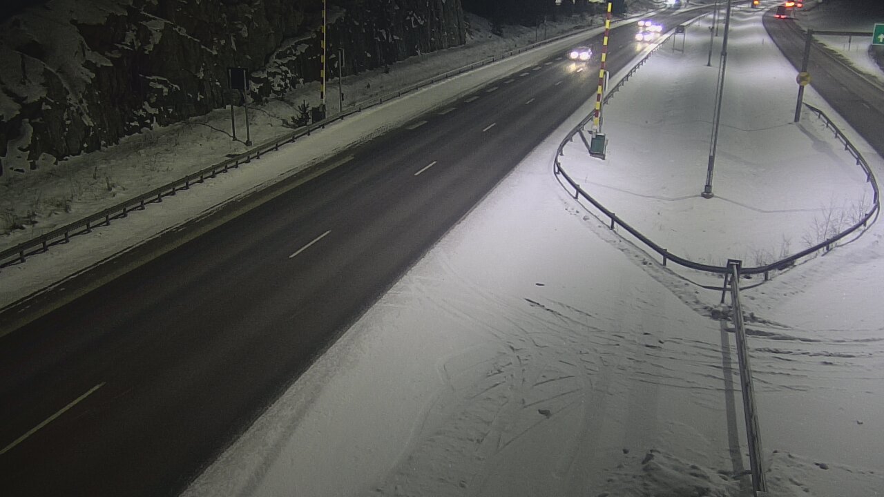 Kelikamerat Kuva Tie 1 Salo, Isokylän tunneli, puomi itä, Salo, Varsinais-Suomi