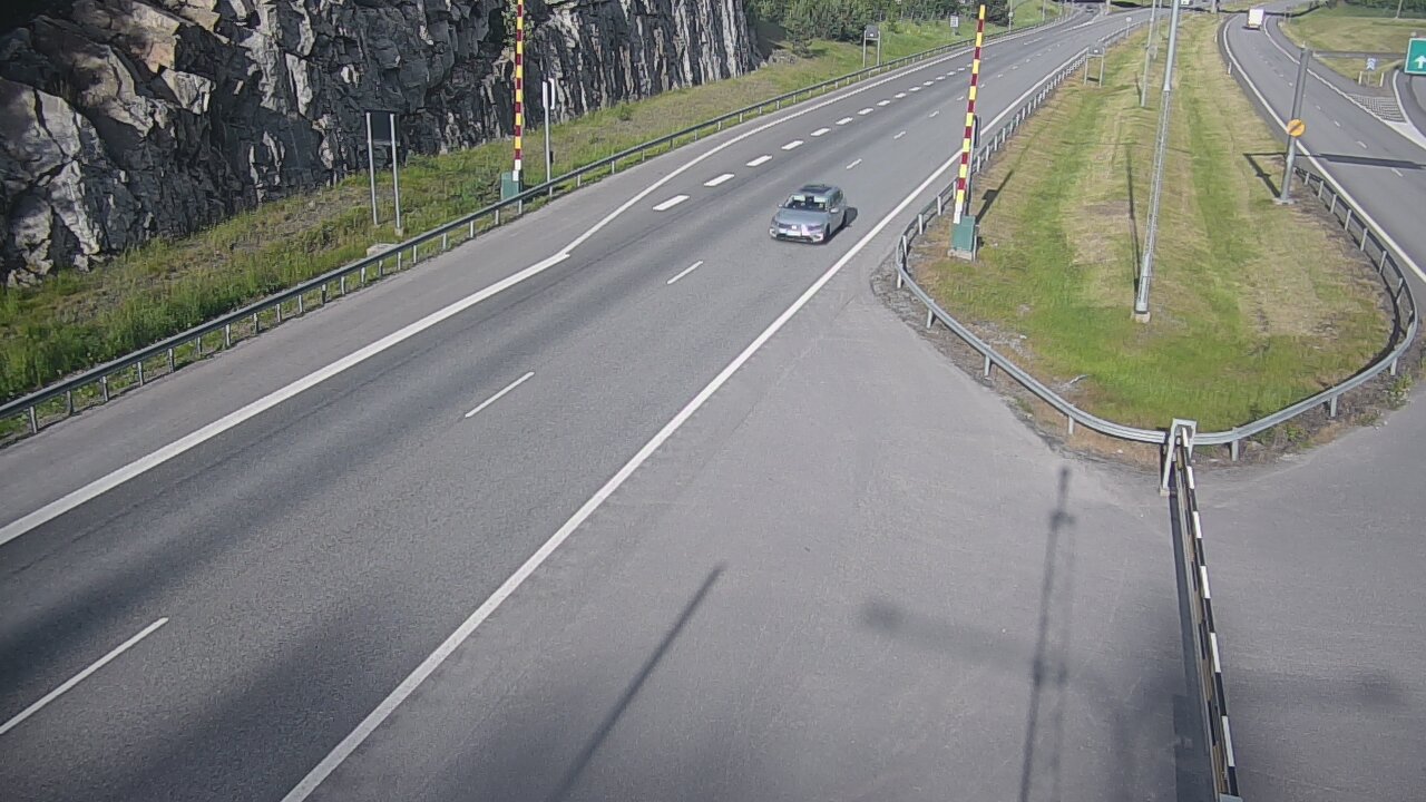 Kelikamerat Kuva Tie 1 Salo, Isokylän tunneli, puomi itä, Salo, Varsinais-Suomi