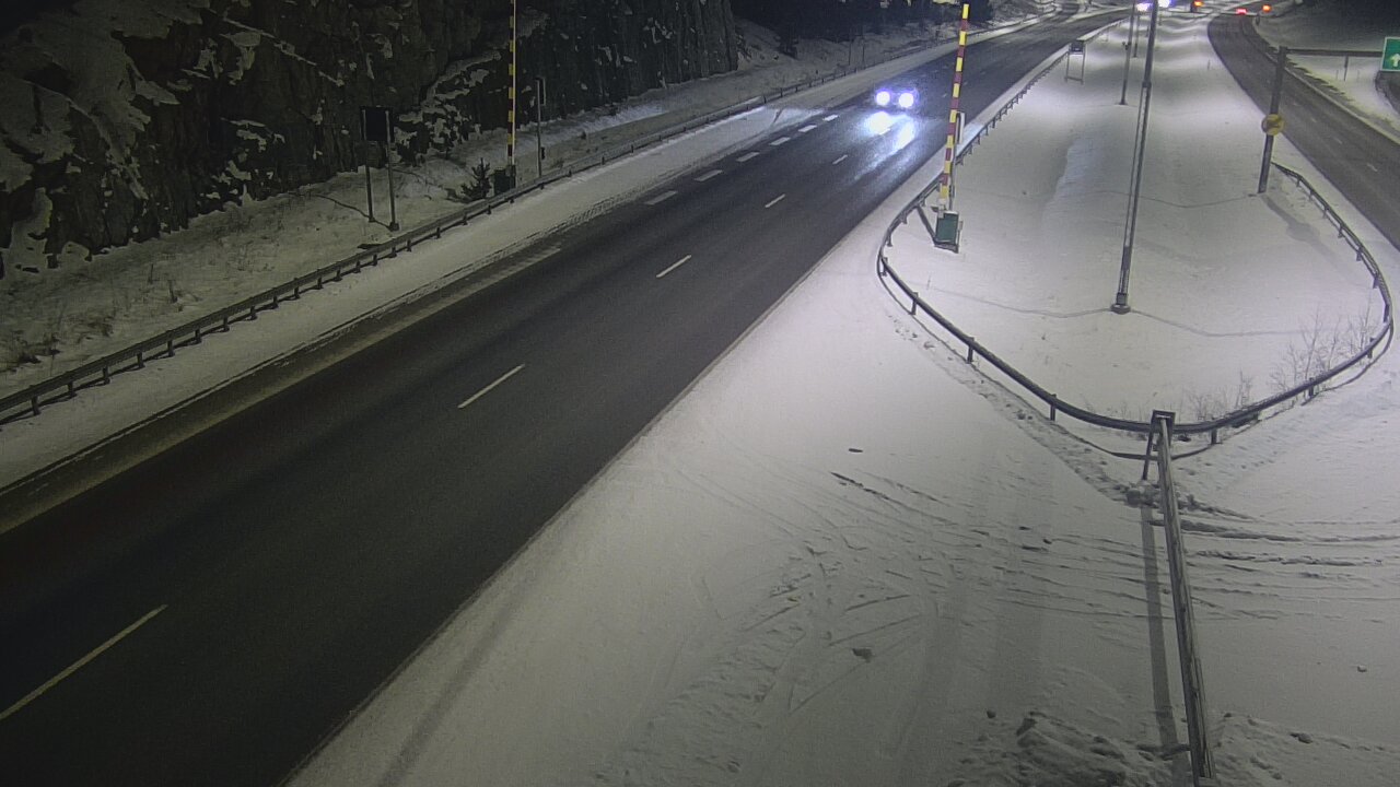 Weather Camera Image Väg 1 Salo, Isokylän tunneli, bom öst, Salo, Varsinais-Suomi