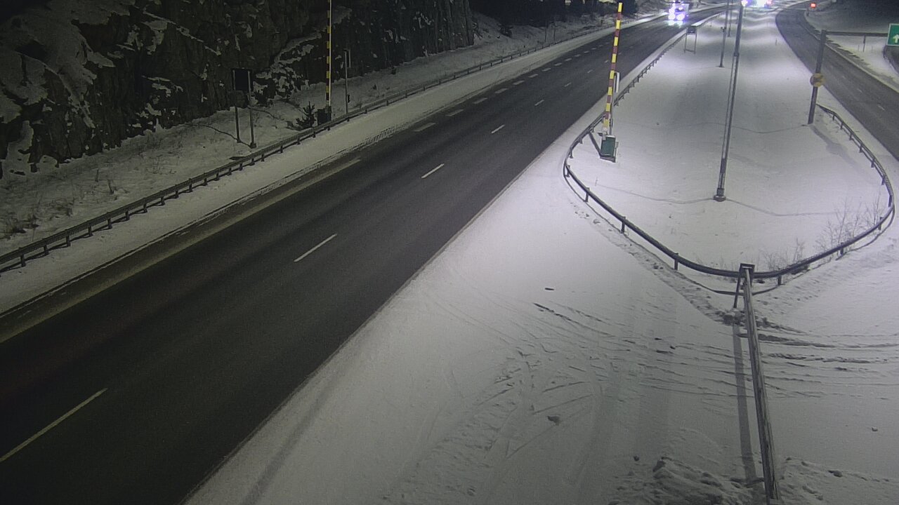 Weather Camera Image Väg 1 Salo, Isokylän tunneli, bom öst, Salo, Varsinais-Suomi