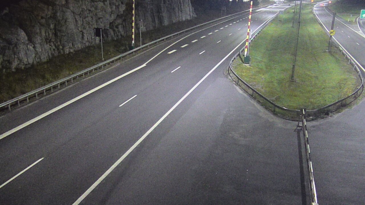 Kelikamerat Kuva Tie 1 Salo, Isokylän tunneli, puomi itä, Salo, Varsinais-Suomi