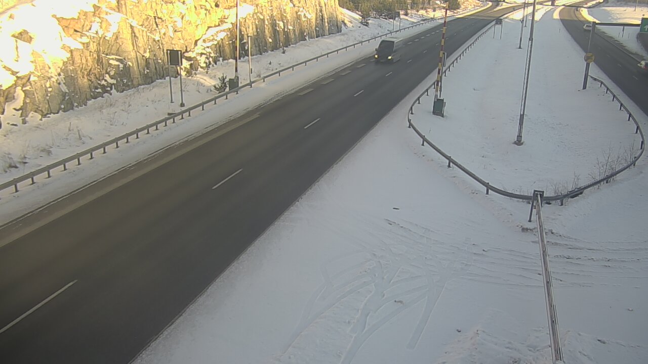 Weather Camera Image Road 1 Salo, Isokylä tunneli, boom east, Salo, Varsinais-Suomi