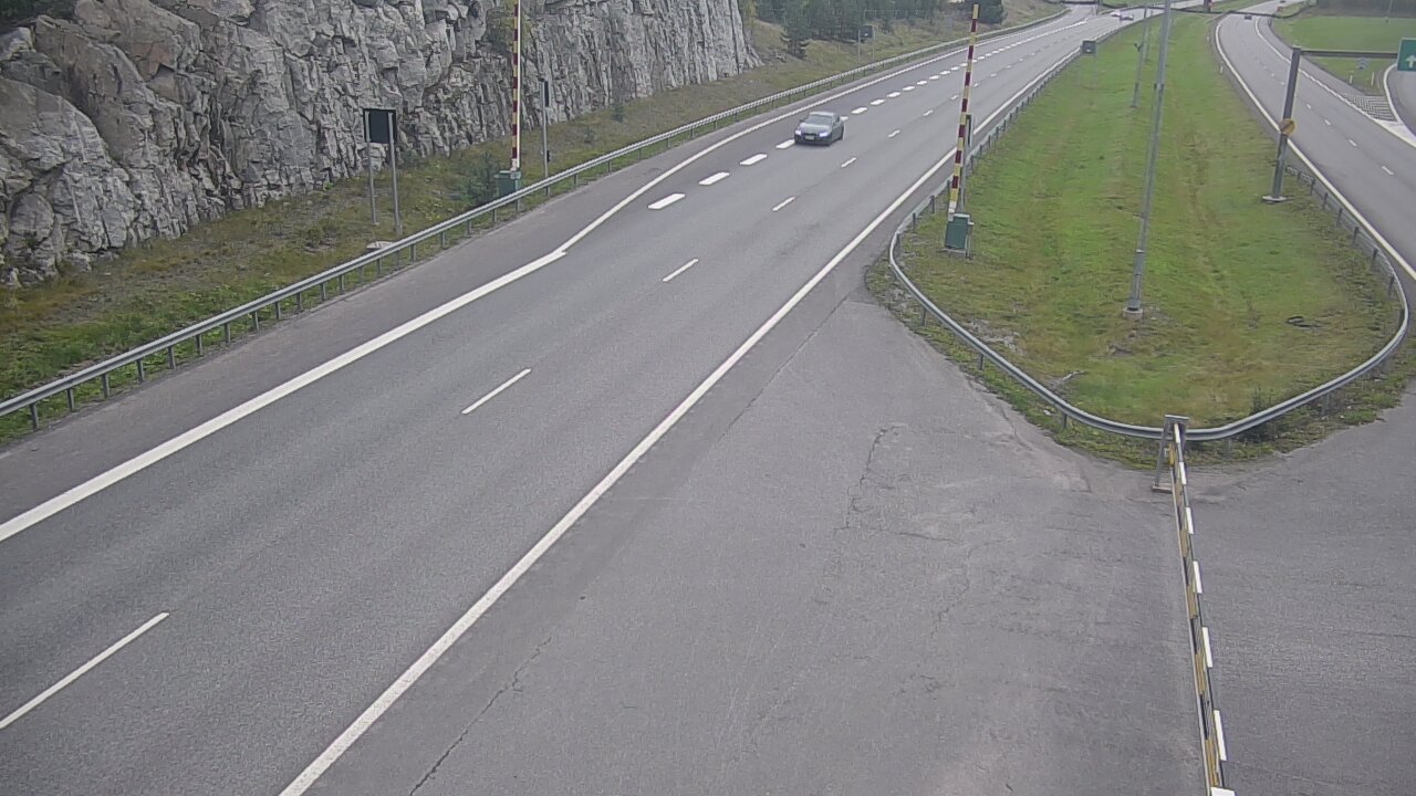 Kelikamerat Kuva Tie 1 Salo, Isokylän tunneli, puomi itä, Salo, Varsinais-Suomi