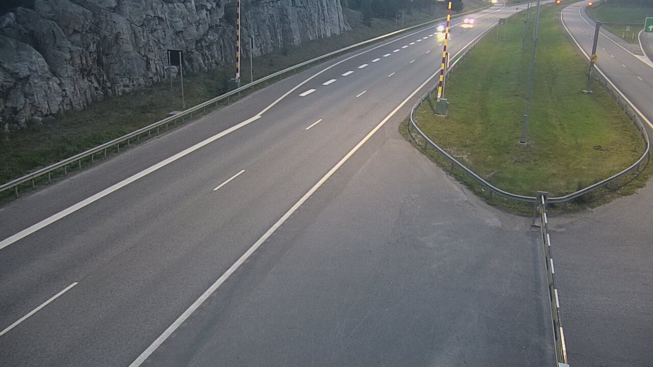 Kelikamerat Kuva Tie 1 Salo, Isokylän tunneli, puomi itä, Salo, Varsinais-Suomi