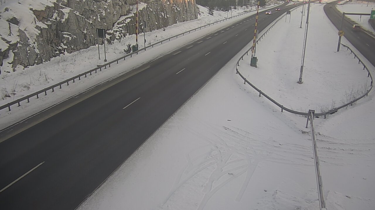 Weather Camera Image Road 1 Salo, Isokylä tunneli, boom east, Salo, Varsinais-Suomi