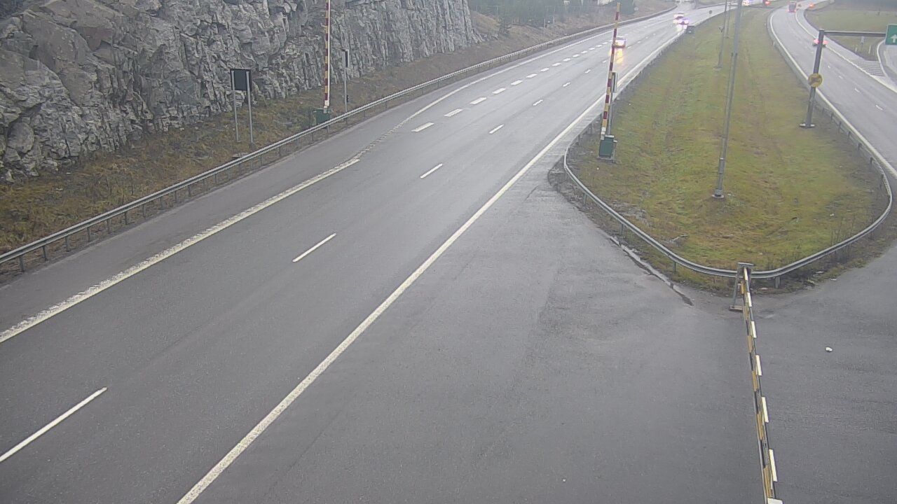 Weather Camera Image Väg 1 Salo, Isokylän tunneli, bom öst, Salo, Varsinais-Suomi