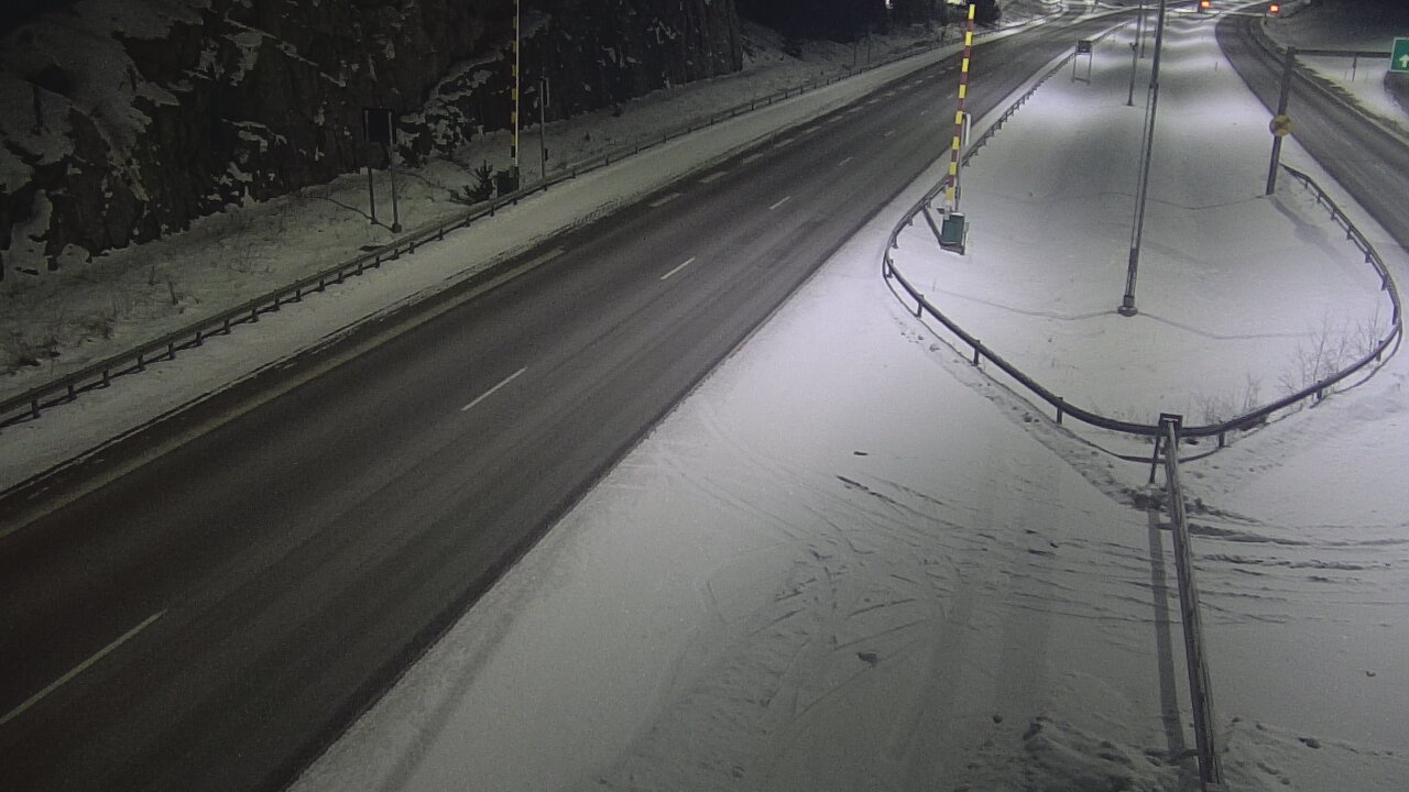 Kelikamerat Kuva Tie 1 Salo, Isokylän tunneli, puomi itä, Salo, Varsinais-Suomi