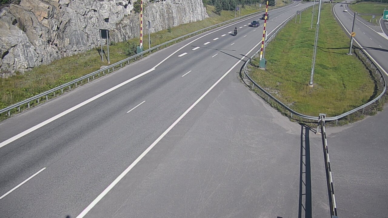 Kelikamerat Kuva Tie 1 Salo, Isokylän tunneli, puomi itä, Salo, Varsinais-Suomi