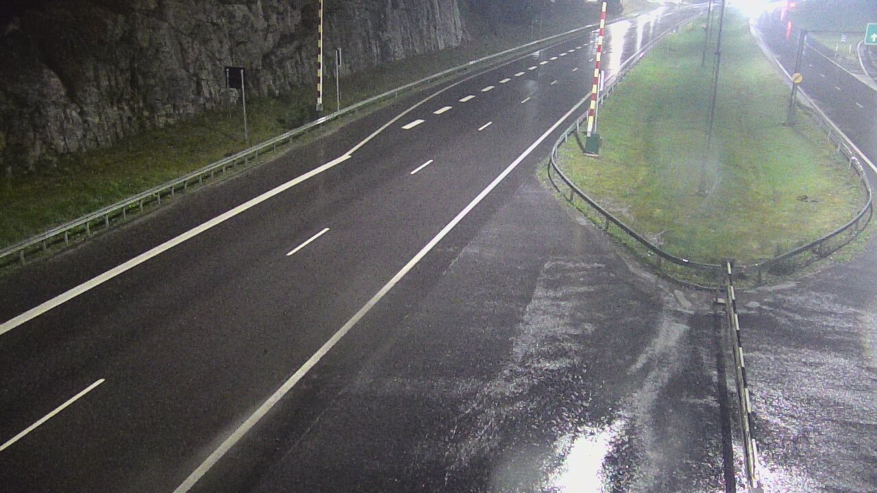 Kelikamerat Kuva Tie 1 Salo, Isokylän tunneli, puomi itä, Salo, Varsinais-Suomi