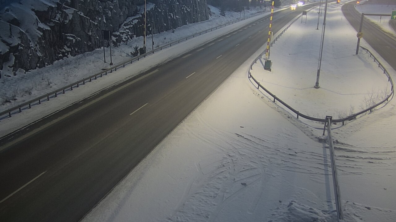 Kelikamerat Kuva Tie 1 Salo, Isokylän tunneli, puomi itä, Salo, Varsinais-Suomi