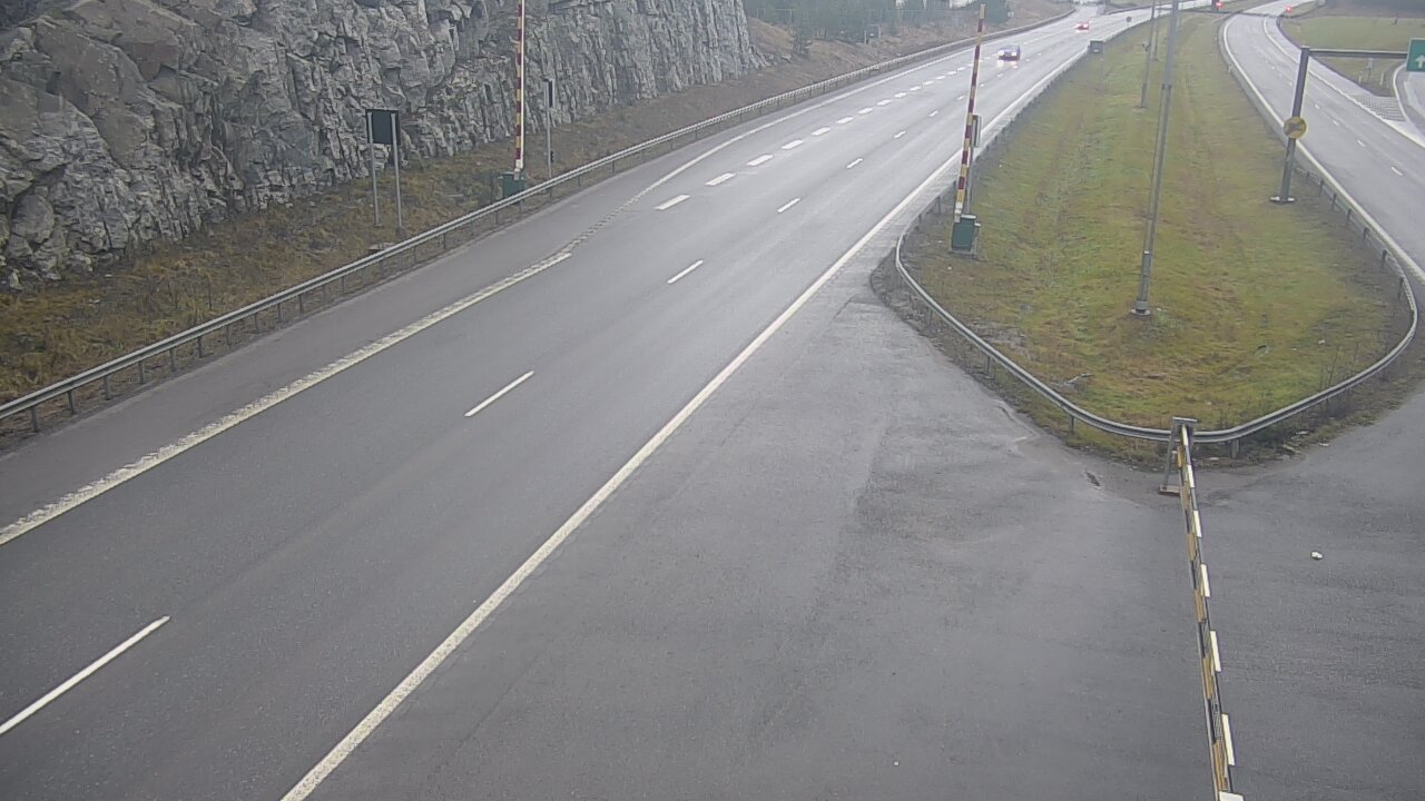 Weather Camera Image Väg 1 Salo, Isokylän tunneli, bom öst, Salo, Varsinais-Suomi