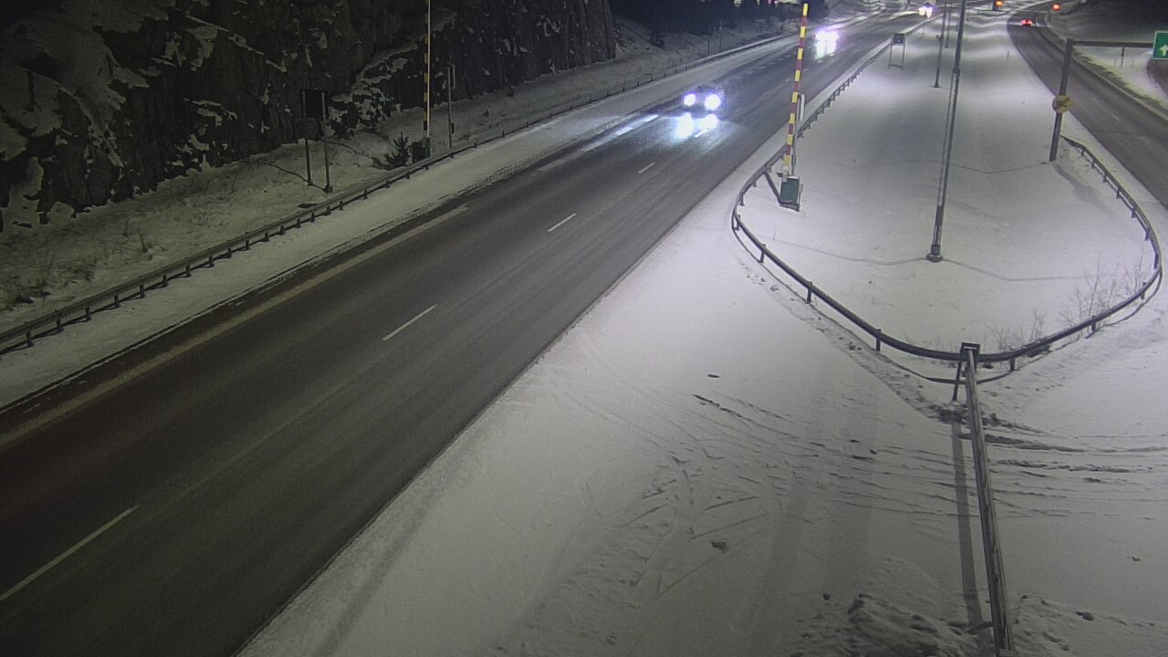 Kelikamerat Kuva Tie 1 Salo, Isokylän tunneli, puomi itä, Salo, Varsinais-Suomi