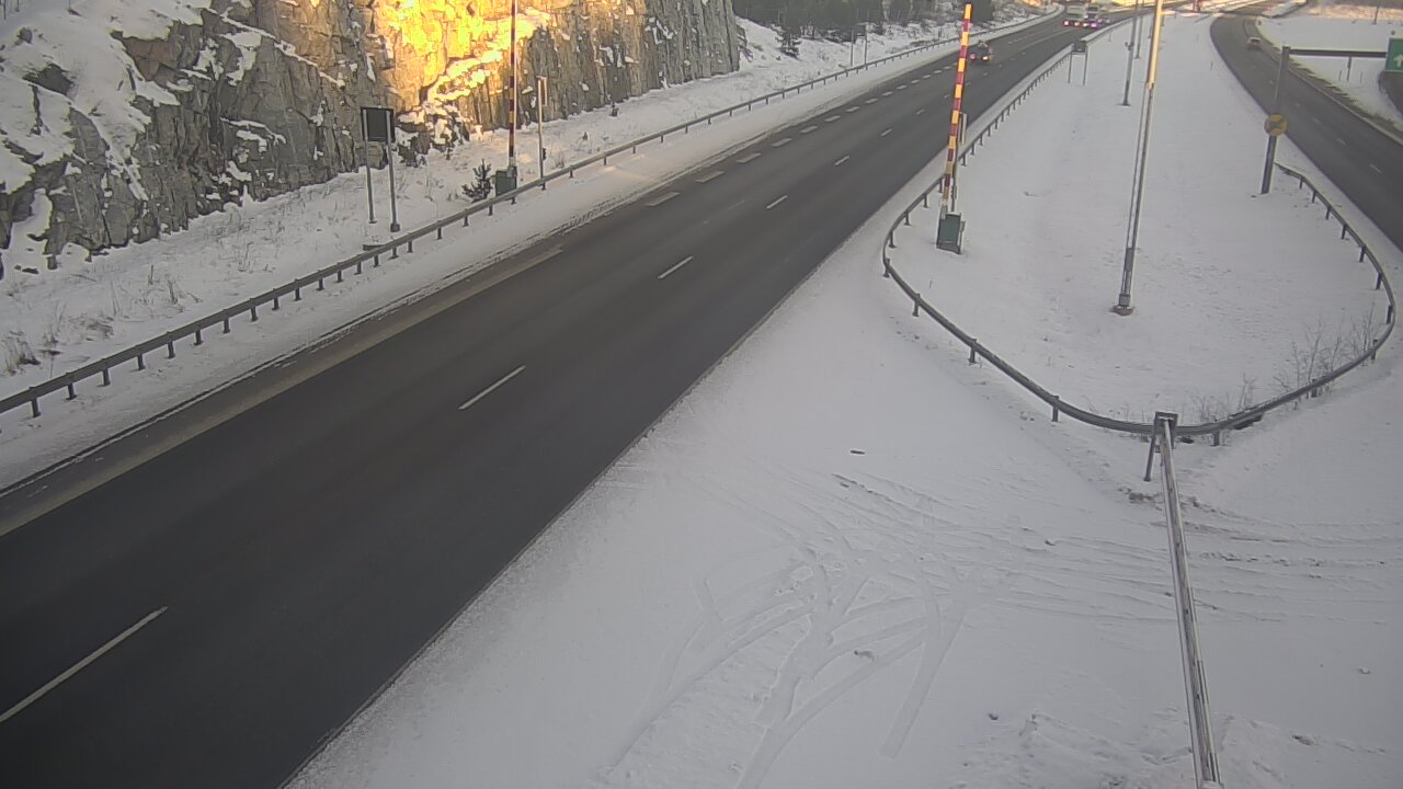 Weather Camera Image Road 1 Salo, Isokylä tunneli, boom east, Salo, Varsinais-Suomi