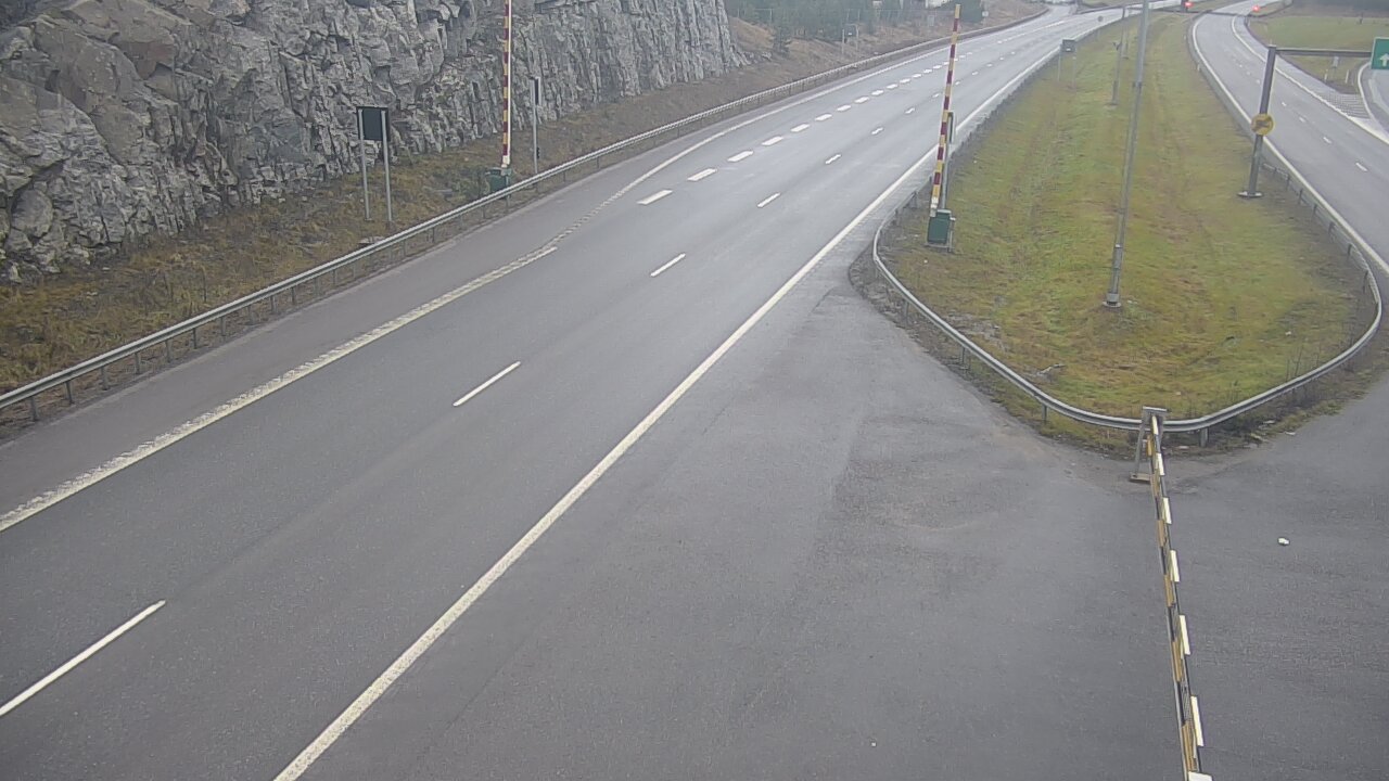 Weather Camera Image Väg 1 Salo, Isokylän tunneli, bom öst, Salo, Varsinais-Suomi