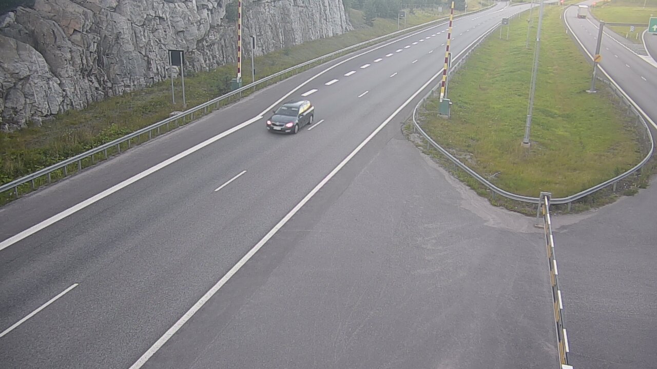 Kelikamerat Kuva Tie 1 Salo, Isokylän tunneli, puomi itä, Salo, Varsinais-Suomi