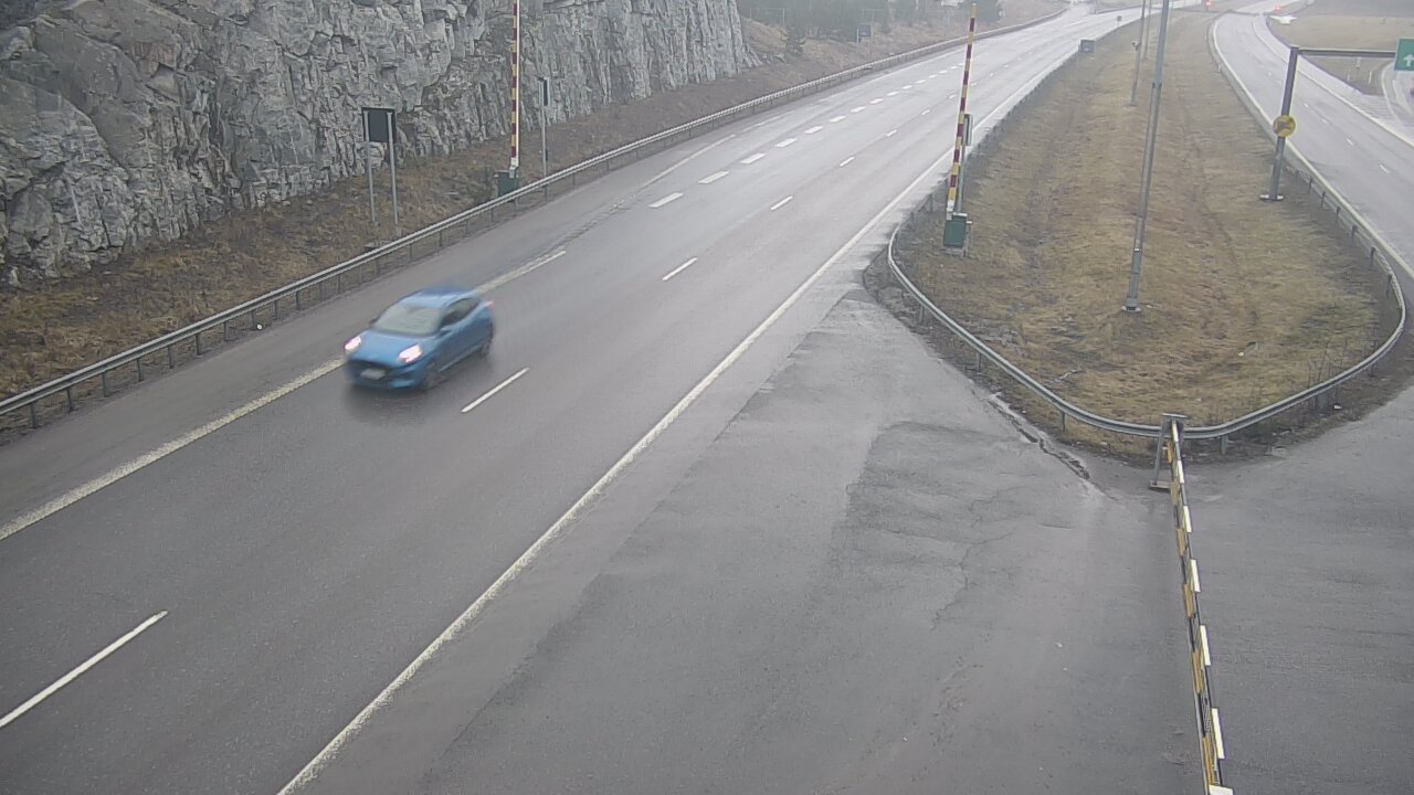 Weather Camera Image Road 1 Salo, Isokylä tunneli, boom east, Salo, Varsinais-Suomi