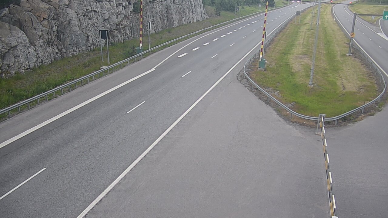 Kelikamerat Kuva Tie 1 Salo, Isokylän tunneli, puomi itä, Salo, Varsinais-Suomi