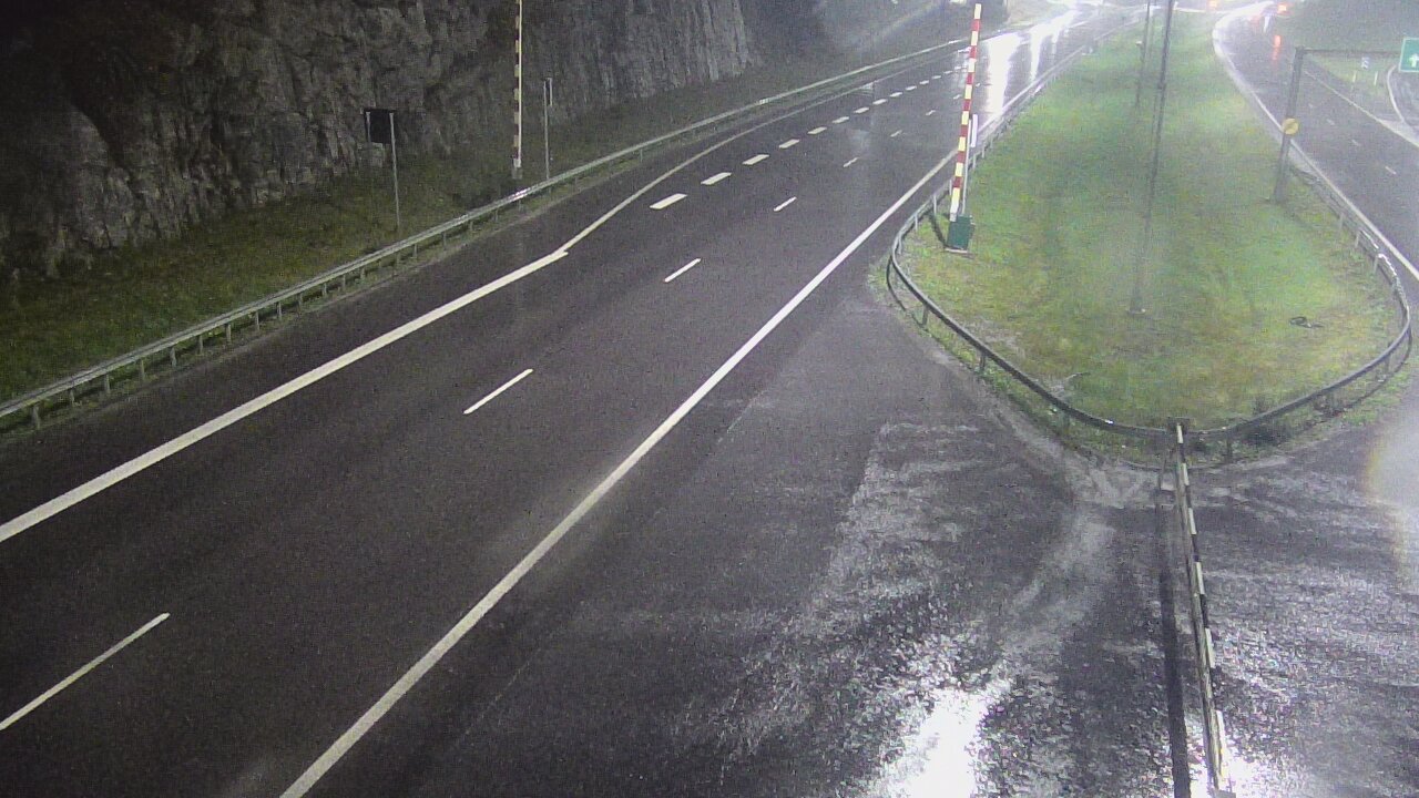 Kelikamerat Kuva Tie 1 Salo, Isokylän tunneli, puomi itä, Salo, Varsinais-Suomi