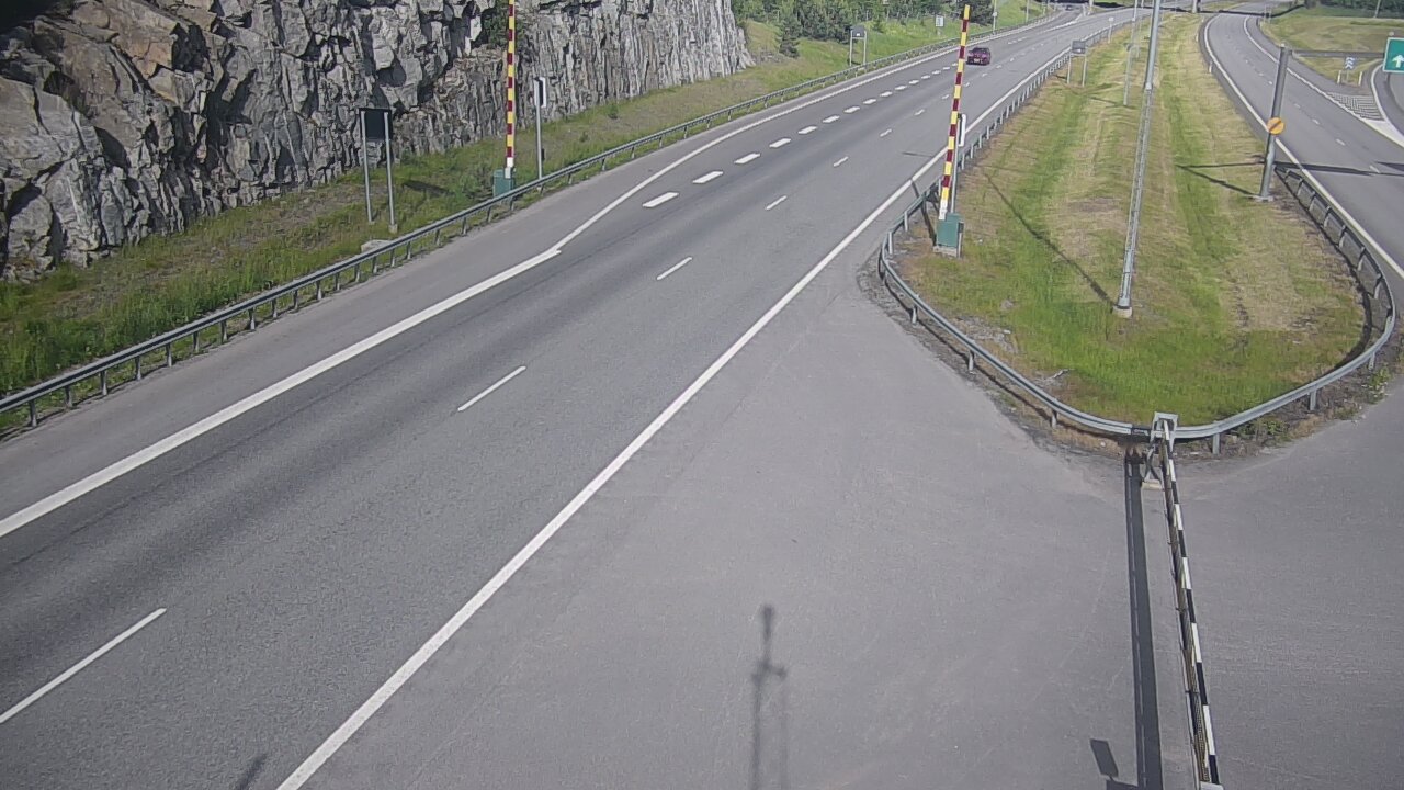 Kelikamerat Kuva Tie 1 Salo, Isokylän tunneli, puomi itä, Salo, Varsinais-Suomi
