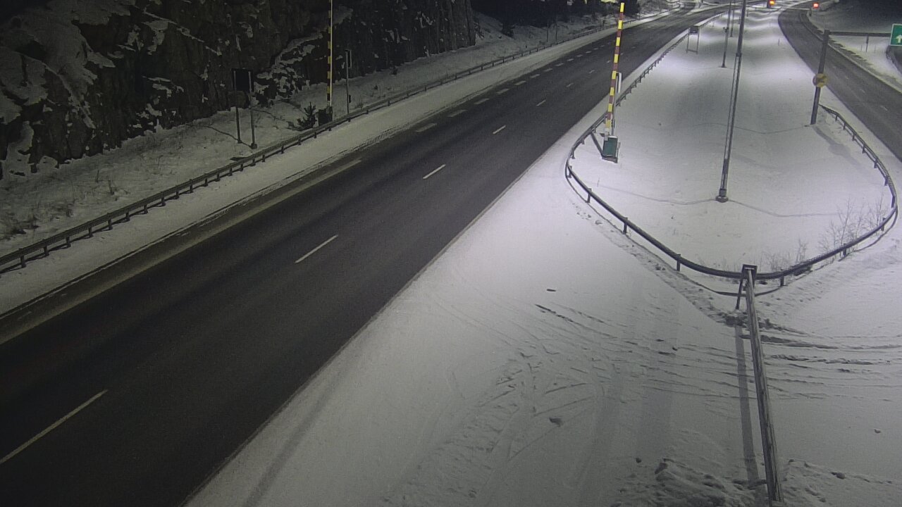 Weather Camera Image Väg 1 Salo, Isokylän tunneli, bom öst, Salo, Varsinais-Suomi