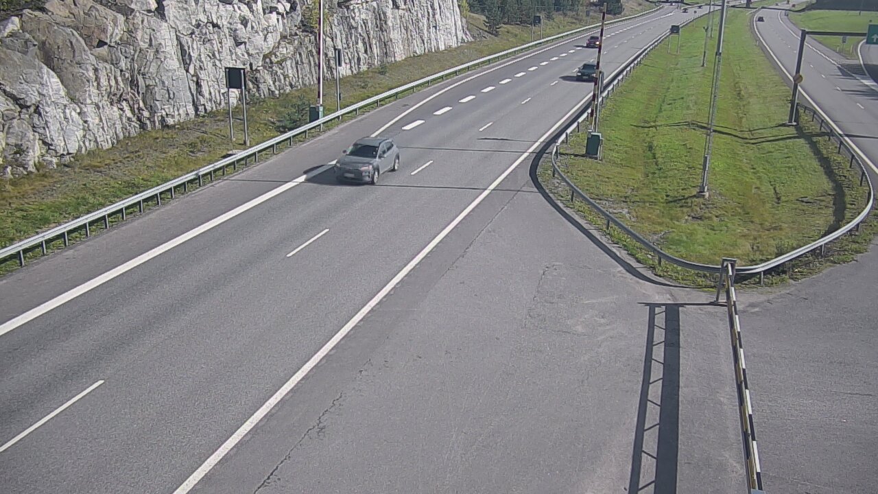 Weather Camera Image Road 1 Salo, Isokylä tunneli, boom east, Salo, Varsinais-Suomi