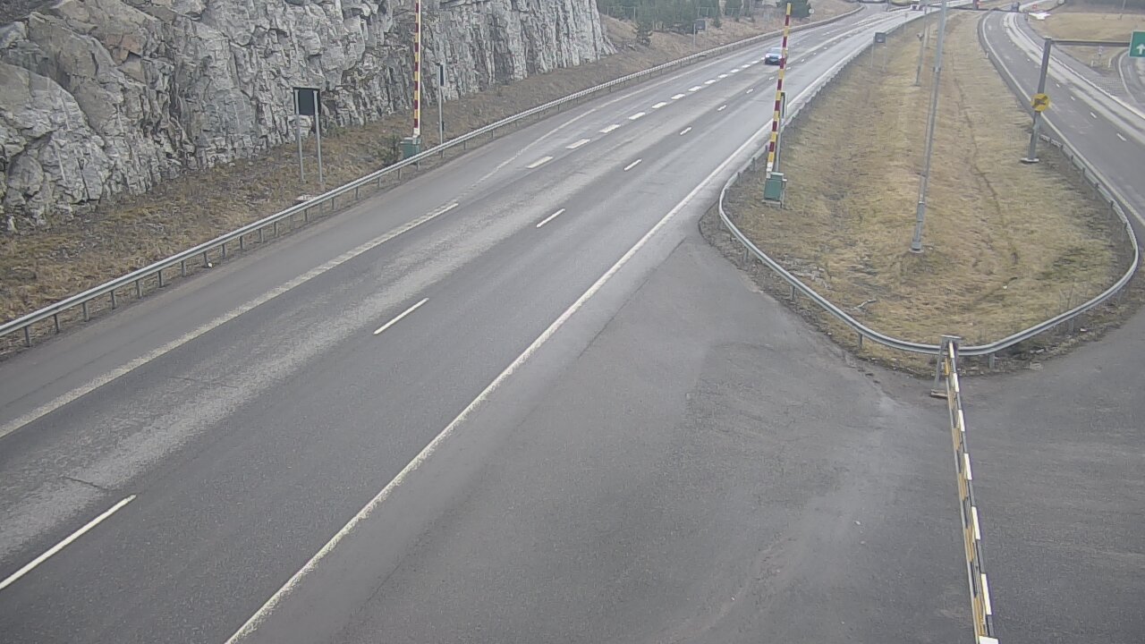 Weather Camera Image Road 1 Salo, Isokylä tunneli, boom east, Salo, Varsinais-Suomi