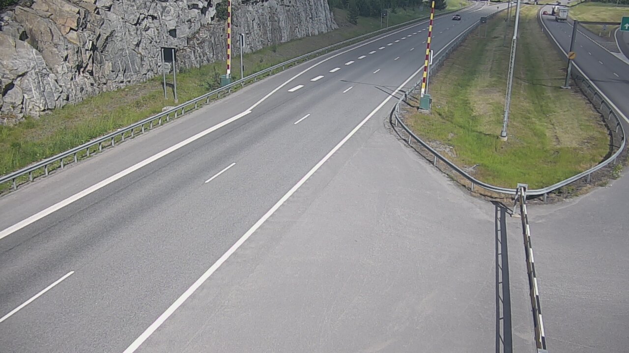 Weather Camera Image Väg 1 Salo, Isokylän tunneli, bom öst, Salo, Varsinais-Suomi