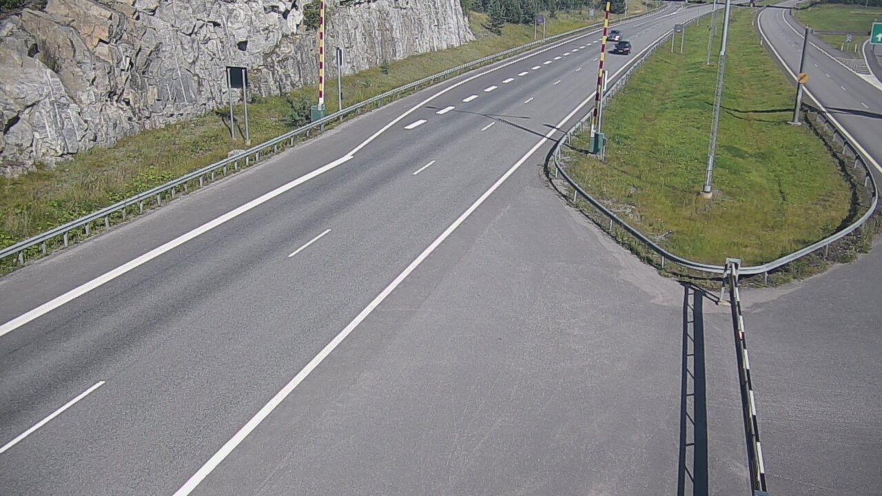 Kelikamerat Kuva Tie 1 Salo, Isokylän tunneli, puomi itä, Salo, Varsinais-Suomi