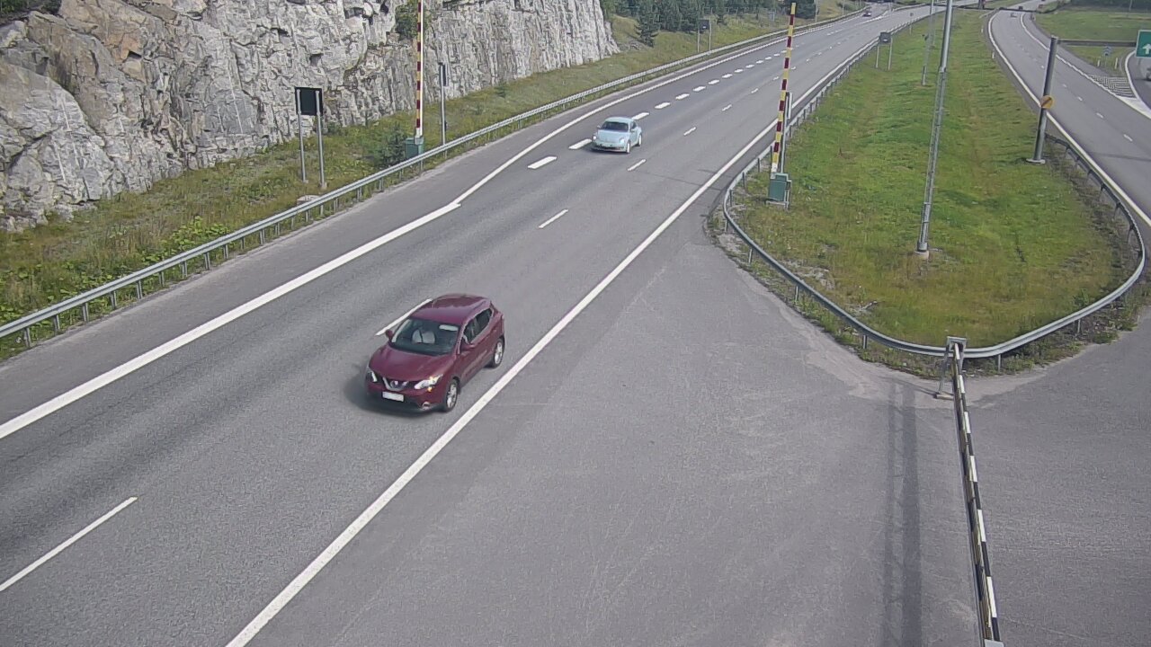 Kelikamerat Kuva Tie 1 Salo, Isokylän tunneli, puomi itä, Salo, Varsinais-Suomi
