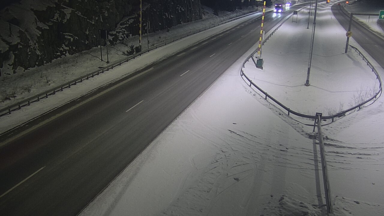 Kelikamerat Kuva Tie 1 Salo, Isokylän tunneli, puomi itä, Salo, Varsinais-Suomi