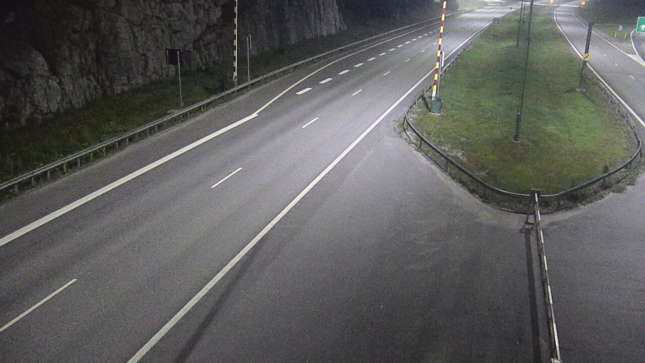 Kelikamerat Kuva Tie 1 Salo, Isokylän tunneli, puomi itä, Salo, Varsinais-Suomi