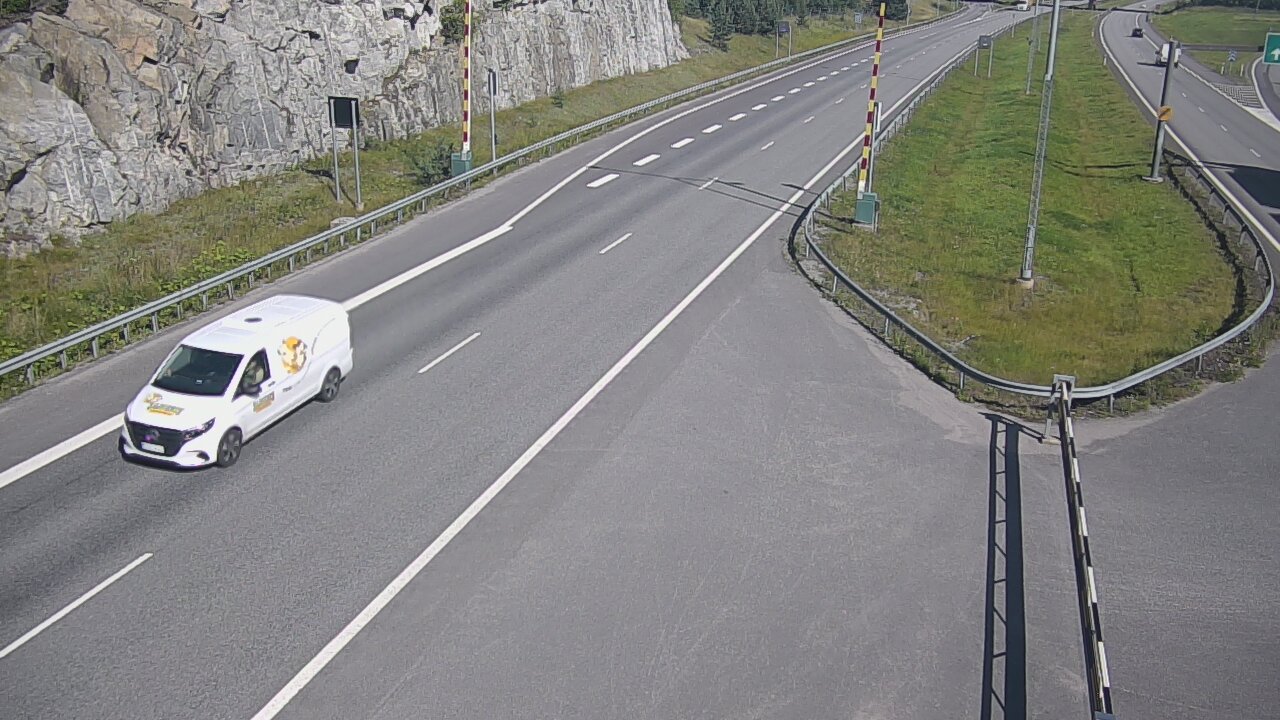 Kelikamerat Kuva Tie 1 Salo, Isokylän tunneli, puomi itä, Salo, Varsinais-Suomi