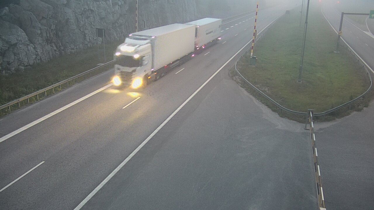 Kelikamerat Kuva Tie 1 Salo, Isokylän tunneli, puomi itä, Salo, Varsinais-Suomi