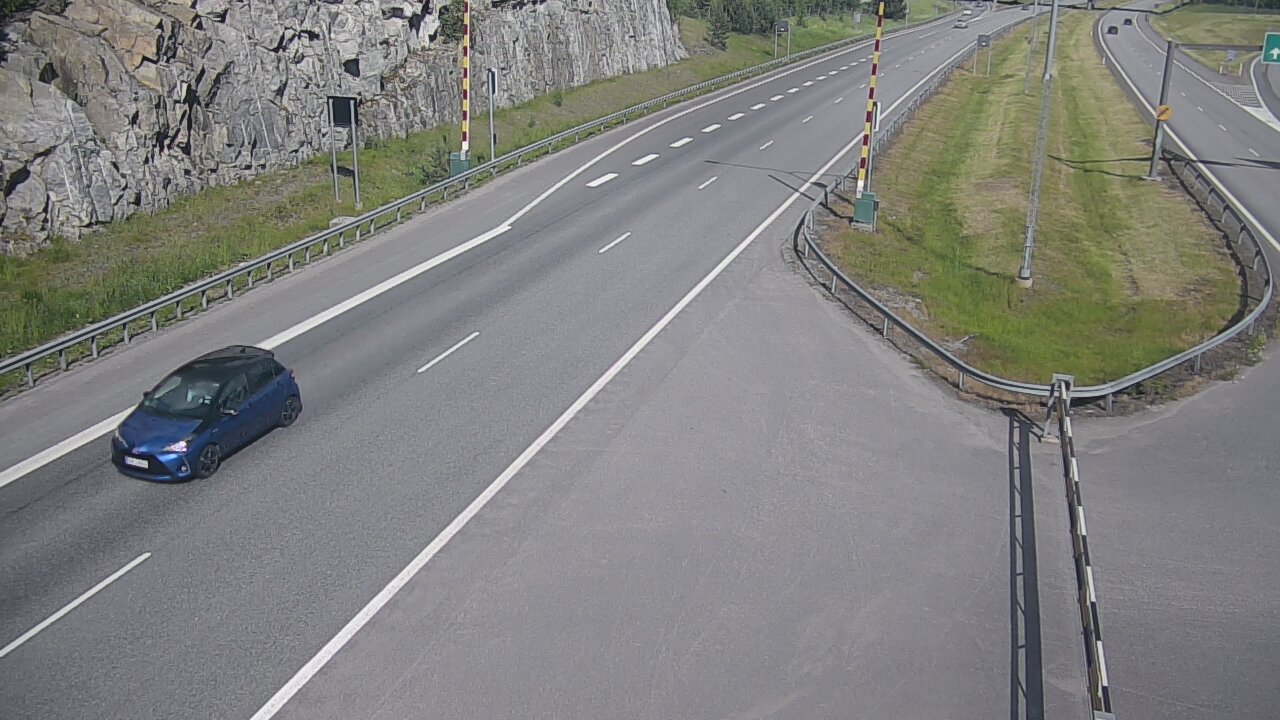 Weather Camera Image Väg 1 Salo, Isokylän tunneli, bom öst, Salo, Varsinais-Suomi