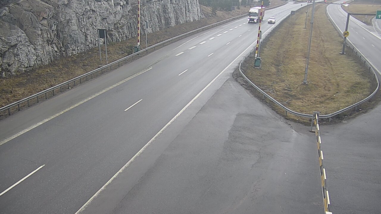 Weather Camera Image Road 1 Salo, Isokylä tunneli, boom east, Salo, Varsinais-Suomi