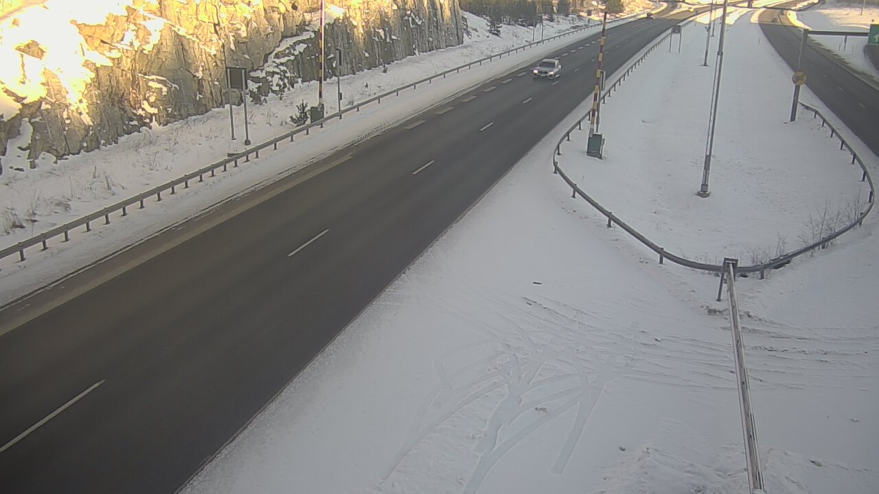 Weather Camera Image Road 1 Salo, Isokylä tunneli, boom east, Salo, Varsinais-Suomi