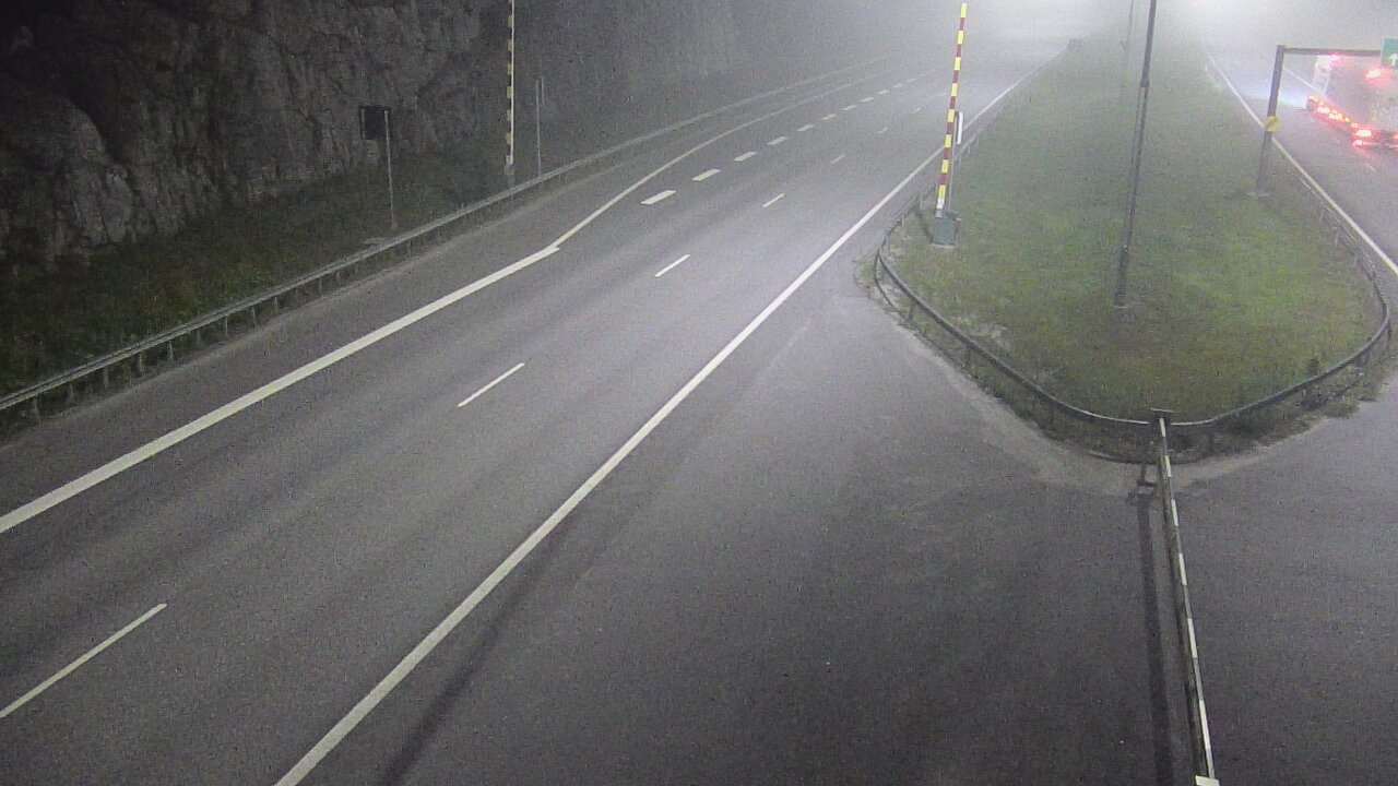 Kelikamerat Kuva Tie 1 Salo, Isokylän tunneli, puomi itä, Salo, Varsinais-Suomi