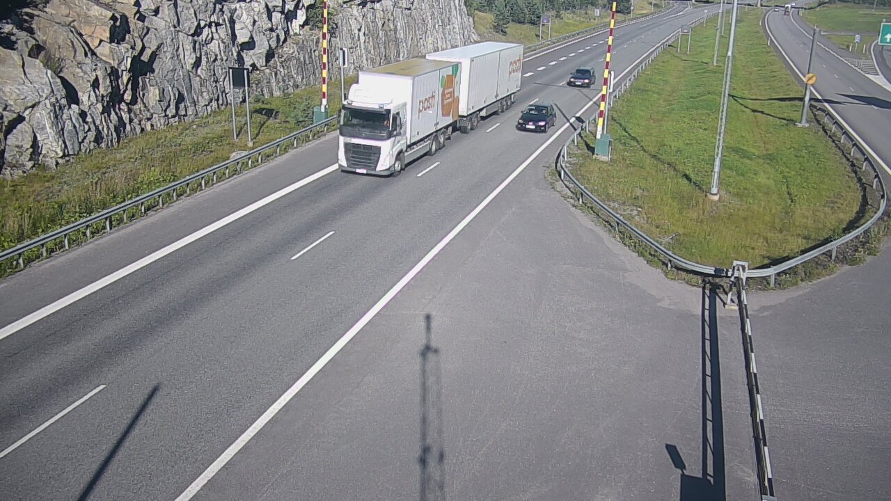 Kelikamerat Kuva Tie 1 Salo, Isokylän tunneli, puomi itä, Salo, Varsinais-Suomi
