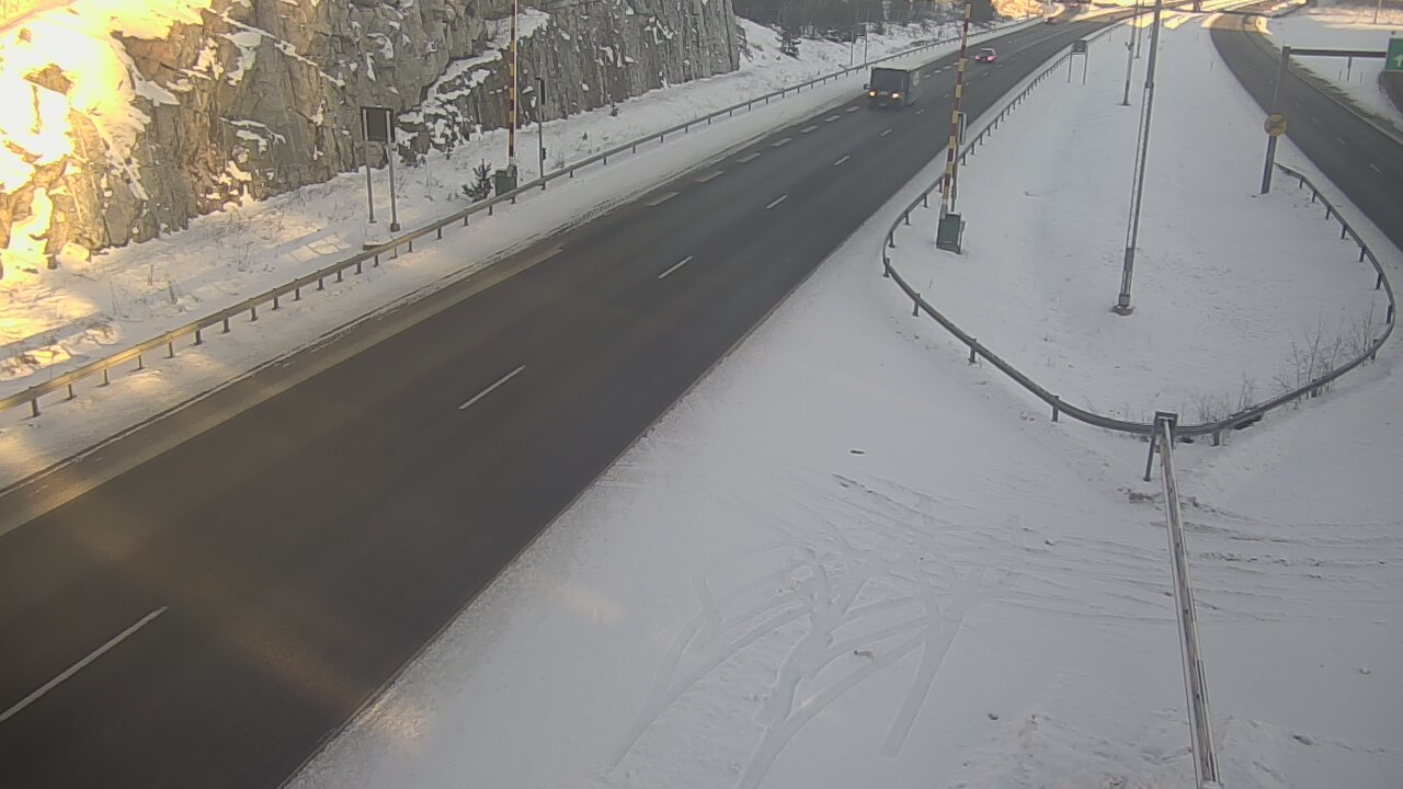 Weather Camera Image Road 1 Salo, Isokylä tunneli, boom east, Salo, Varsinais-Suomi