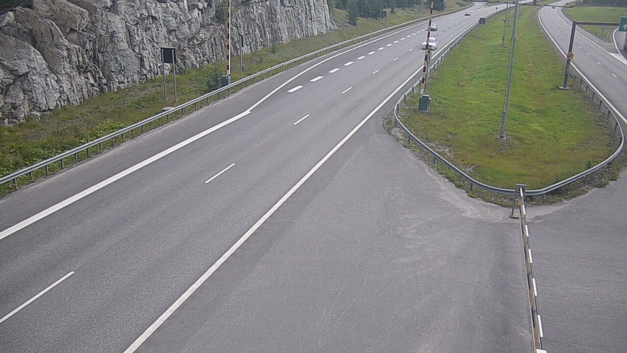 Kelikamerat Kuva Tie 1 Salo, Isokylän tunneli, puomi itä, Salo, Varsinais-Suomi