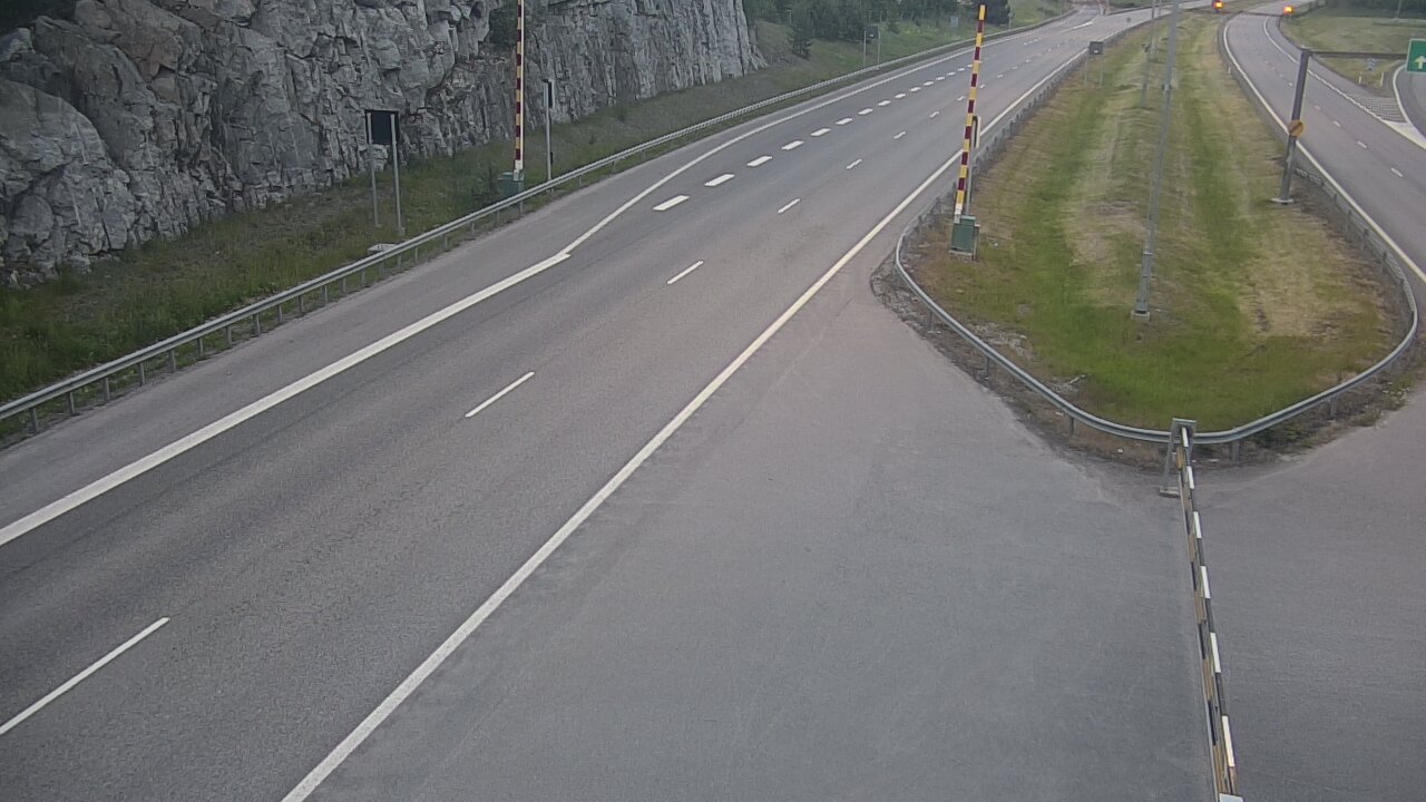 Kelikamerat Kuva Tie 1 Salo, Isokylän tunneli, puomi itä, Salo, Varsinais-Suomi