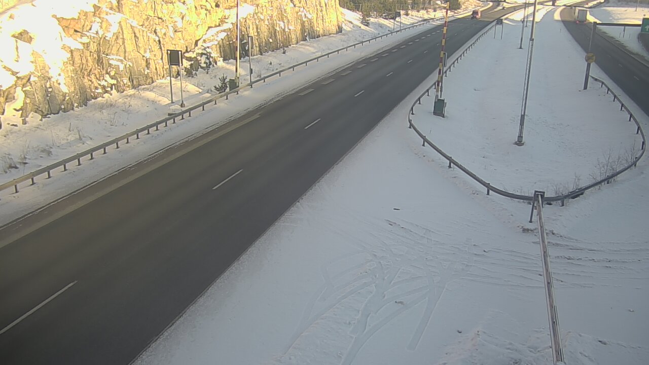 Weather Camera Image Road 1 Salo, Isokylä tunneli, boom east, Salo, Varsinais-Suomi