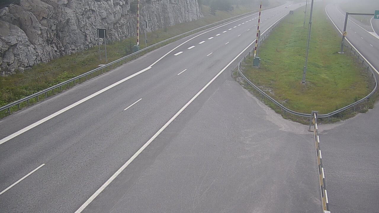 Kelikamerat Kuva Tie 1 Salo, Isokylän tunneli, puomi itä, Salo, Varsinais-Suomi