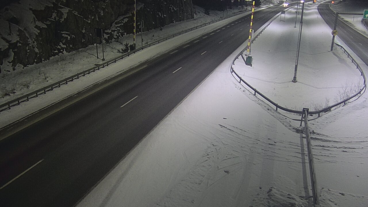 Weather Camera Image Väg 1 Salo, Isokylän tunneli, bom öst, Salo, Varsinais-Suomi
