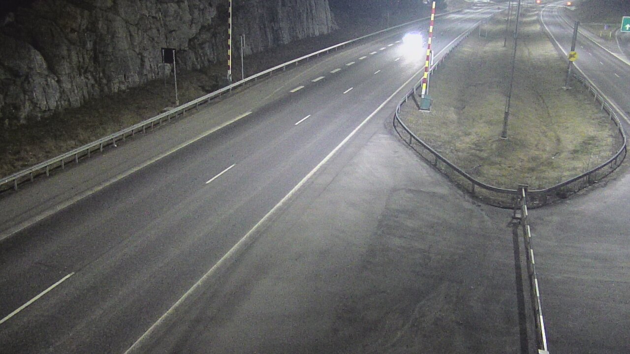 Kelikamerat Kuva Tie 1 Salo, Isokylän tunneli, puomi itä, Salo, Varsinais-Suomi