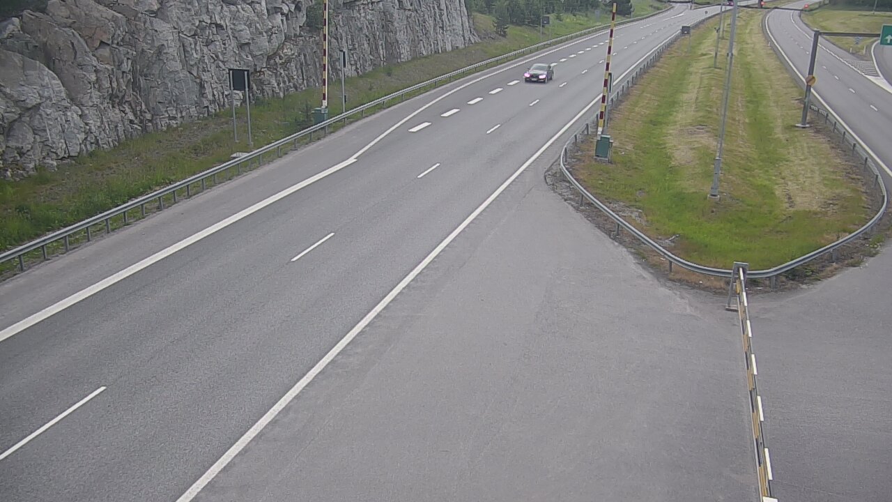 Kelikamerat Kuva Tie 1 Salo, Isokylän tunneli, puomi itä, Salo, Varsinais-Suomi