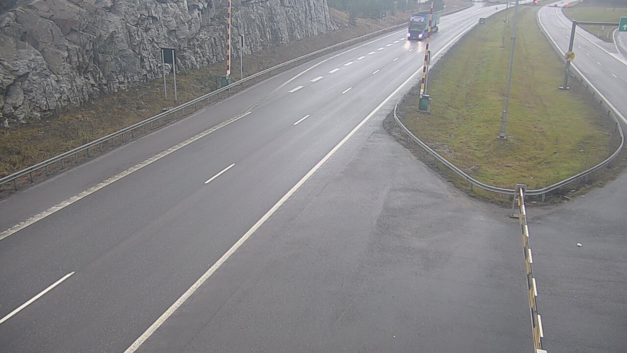 Weather Camera Image Väg 1 Salo, Isokylän tunneli, bom öst, Salo, Varsinais-Suomi